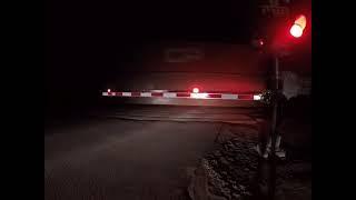 CPKC train at night at anderson line #railfanning #railways