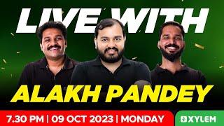  LIVE WITH ALAKH PANDEY  | Xylem NEET