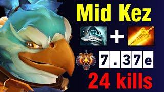 Mid Lane Kez with Shiva's Guard and Radiance in New Patch 7.37e