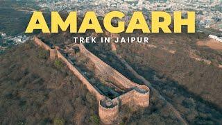 Exploring Amagarh Fort: Ultimate Jaipur Hike Adventure!  Hidden Gem in the Aravalli | Trekking Vlog