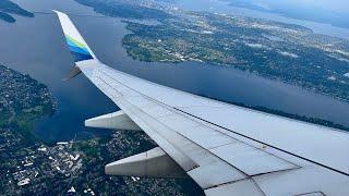 [4K] – Full Flight – Alaska Airlines – Boeing 737-990/ER – MCI-SEA – N292AK – AS683 – IFS Ep. 595