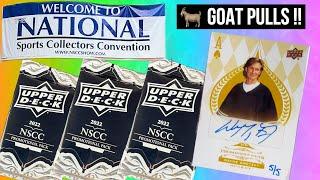 TWO GOATS !! 2022 Upper Deck National Sports Card Convention Hockey Promo Pack Opening !!