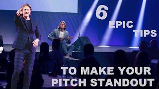 6 EPIC TIPS to make your STARTUP PITCH presentation STAND OUT!