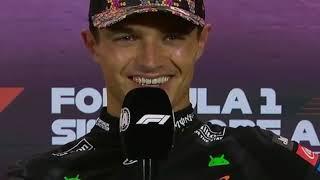 Singapore GP *POST RACE* Press Conference w/ Lando, Max & Oscar | FORMULA1 2024 Singapore Grand Prix