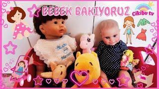  Bebek Bakımı ve Giydirme Oyunu! Haydi Gel, Reborn Bebeklerimle Birlikte Oynayalım!  | Cikibu TV