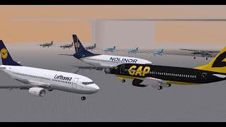 Minecraft Transport Simulator (MTS V19) 1.12.2+ Golden Aerotransport Partnership  GAP Boeing 737-300