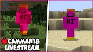 Minecraft, But If I Take Damage I Teleport... camman18 Full Twitch VOD