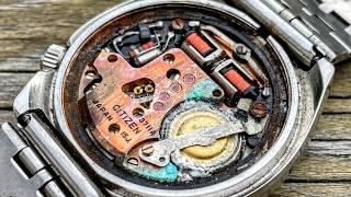 Citizen Pain - The Way Of The Exploding Battery - Can I Restore This Chronic Hisonic Watch?