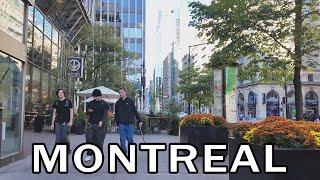 Exploring Downtown Montreal on Saturday Afternoon - October 2024