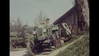 Fendt Werbefilm 60er Jahre (Teil 11) Farmer 2 & F220GT am Miststreuen !