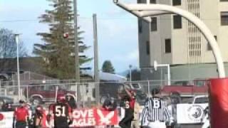 Controversial ruling in Montana St. at Eastern Washington 2009 (Gilbert catch)