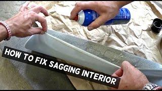 HOW TO FIX SAGGING HEADLINER OR INTERIOR TRIM