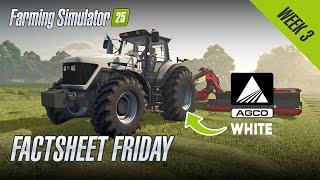 Agco White Tractor! - Factsheet Friday - Week 3