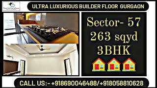 Ultra Luxury Builder Floor Sector-57 Gurgaon|| Call-8690046488|| Builder Floors in Gurgaon|| SRL