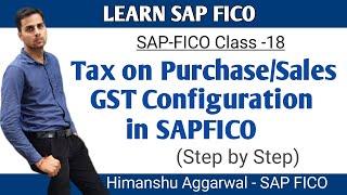 GST Configuration in SAPFICO