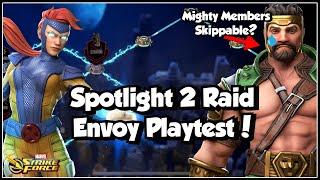 Spotlight 2 Raid First Look! | Easy Nodes Questionable Rewards And Structure? | Marvel Strike Force