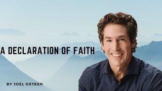 Declaration of faith by Joel Osteen Prayer