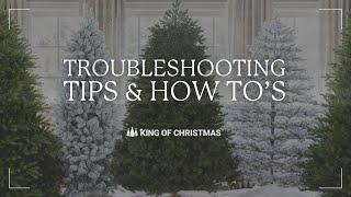 How to Shape & Fluff Your Artificial Christmas Tree Like a Pro | King of Christmas 