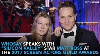 'Silicon Valley’ Star Matt Ross Arrives at the 2017 Screen Actors Guild Awards | WHOSAY