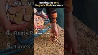 Ranking The Best Magnetic Finds Moments  #ranking #metaldetecting #fishing