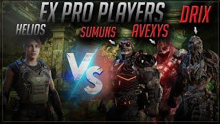 Gears 5 - HELIOS VS 4 EX PRO PLAYERS (SWEATY RANKED CONTROL)