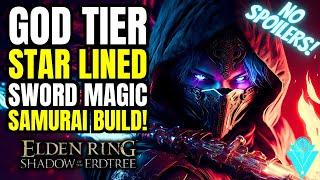 Elden Ring God Tier Star Lined Sword Katana Dexterity Samurai Build!