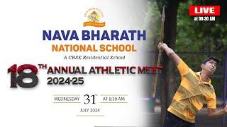  Live: 18th Annual Athletic Meet | Nava Bharath National School | Annur