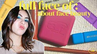 Full Face Of ABOUT-FACE Beauty By Halsey  A Haul + Mini Review | Making It Up