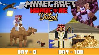 100 Days IN ANCIENT DUBAI (Treasure Find) Minecraft