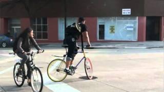 Bicycle Balancing at Stop Light