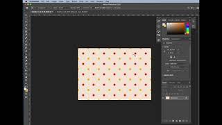 Polka dot pattern | photoshop tutorial