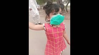 baby in mask  short video