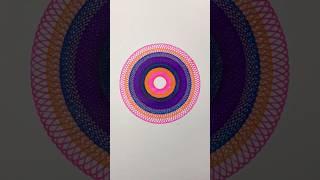 Ultimate Satisfying ASMR Spiral Art | Calming Sound Therapy! #art #shorts #spirograph #asmr #2024