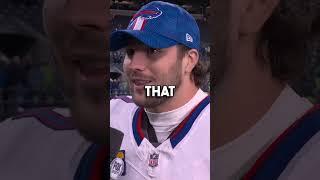 Josh Allen says "love you" to Keon Coleman ️ #billsmafia #NFL #football #friendship