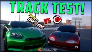 Light Weight Sports Car Track Test! TwinTurBros VS Canadian Steel - BeamNG