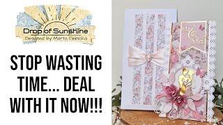 Don't put your scraps away... greatest way to save time and stop creating waste #cardmaking