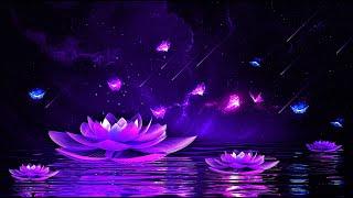 Peaceful Night  Soothing Deep Sleep Music  Calming Meditation Healing 528Hz