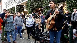 IRISH STREET PERFORMER WOWS CROWD | Lady Gaga & Bradley Cooper - Shallow | Allie Sherlock cover
