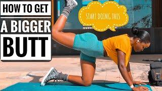 Grow BIGGER GLUTES  Without Equipments~9 Glute Focus & Activation Exercises You Must Do At Home