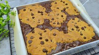 RESEP BROWNIES COOKIES  BROOKIES ENAK YANG LAGI HITS NIH