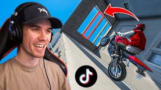 I Tried VIRAL TikTok STUNTS In GTA 5!