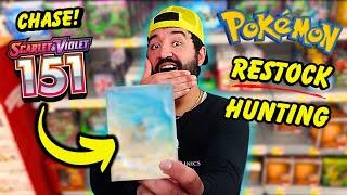 Pokemon RESTOCK Hunting & Pulling a CHASE from 151! 