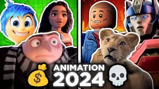 ANIMATION Box Office HITS & FLOPS (2024)