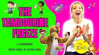 The Tambourine Freeze - a freeze dance for toddlers, preschoolers, and early elementary students