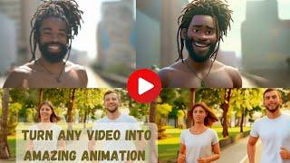 Turn ANY video into AMAZING Animation Using AI | 3 AI Tools (Step by Step 2024) | Stable diffusion