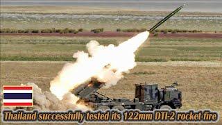 Proud, Thailand successfully tested its 122mm DTI-2 rocket fire!