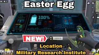 Easter Egg at Military Research Institute in Battle Royale Cod Mobile