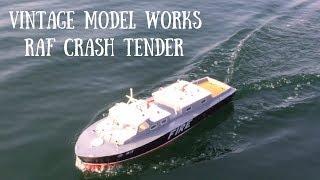 Vintage Model Works | RAF Crash Tender | Wooden Boat Kit | First Run | Fleetwood Boating Lake