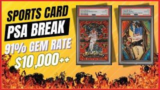 INSANE PSA ORDER! 91% GEM RATE - $10,000+ SPORTS CARD BREAK