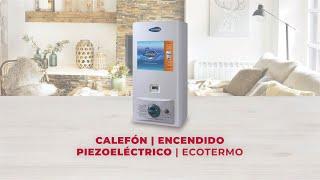 Calefón con Encendido Piezoeléctrico - Ecotermo